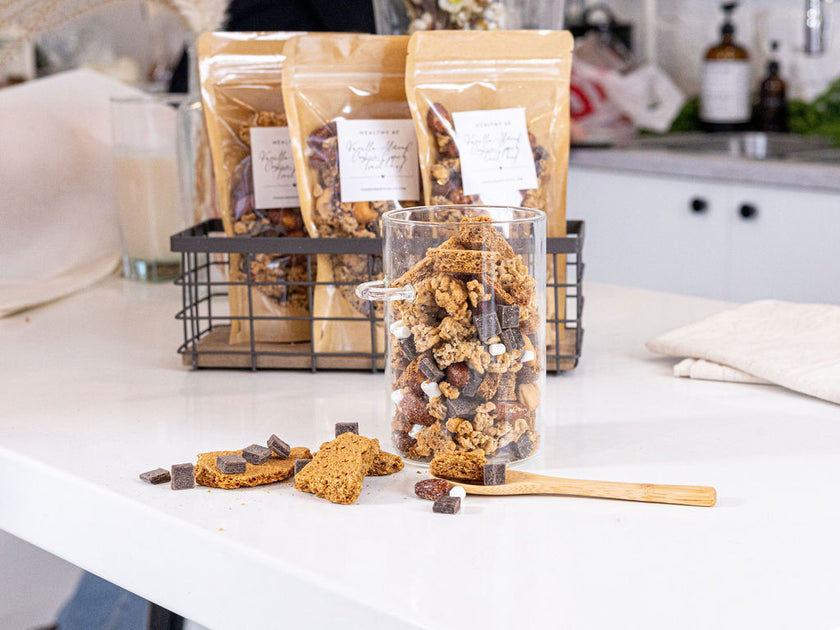 S'mores Crunch Trail Mix – Healthy AF Snacks